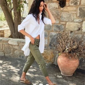 Frank & Eileen Olive Green Pants